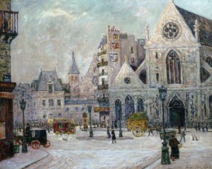 Kościół St. Nicolas-des-Champs, rue St. Martin, Paryż, 1908